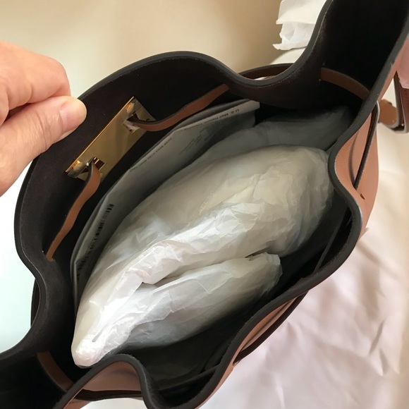 Michael Kors Collection Miranda Leather Bucket Bag - Picture 5 of 6